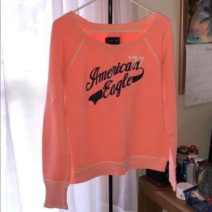 Pinky orange sweater shirt